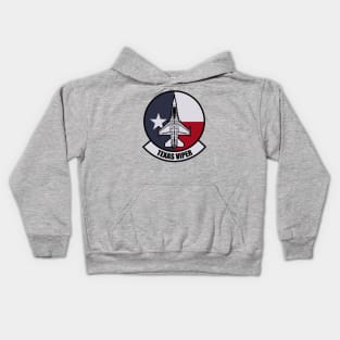 F-16 Texas Viper Patch Kids Hoodie